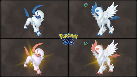 Pokemon GO: Mega Evolving Normal & Shiny Absol into Normal .